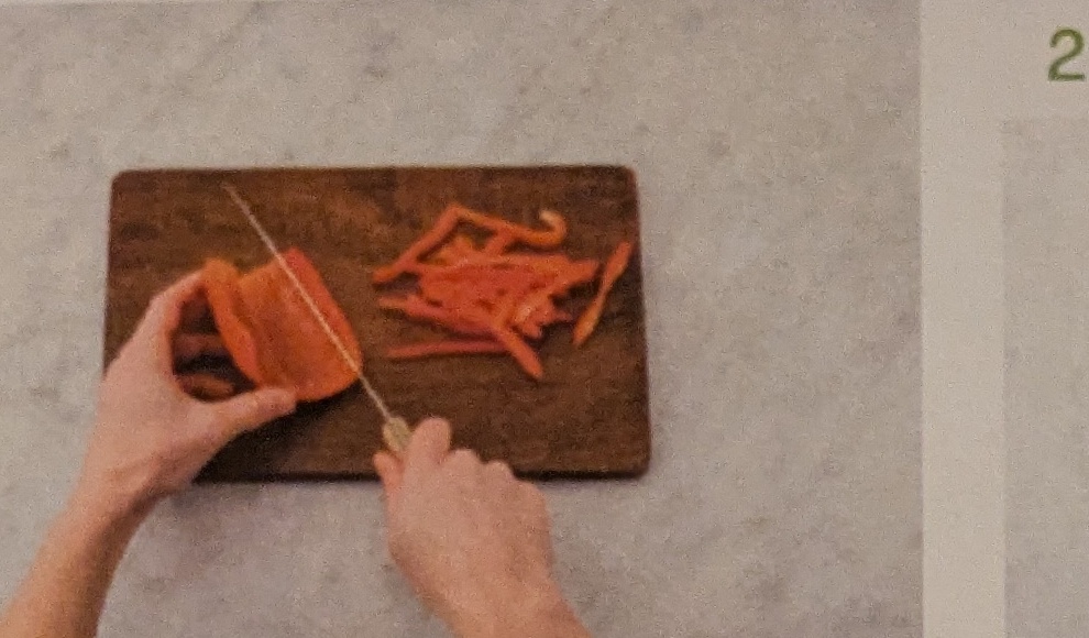 Step: Preheat the oven to 220°C top/bottom heat (200°C...