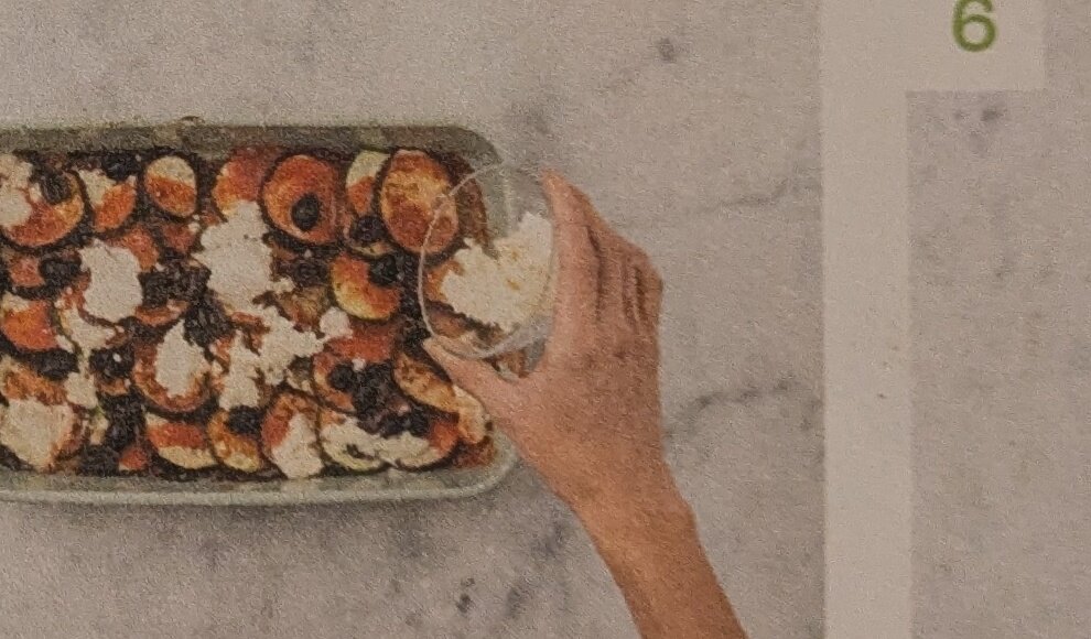 Step: Halve the olives and place them along with the...